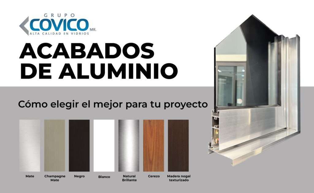 Acabado de aluminio para proyectos arquitectónicos modernos
