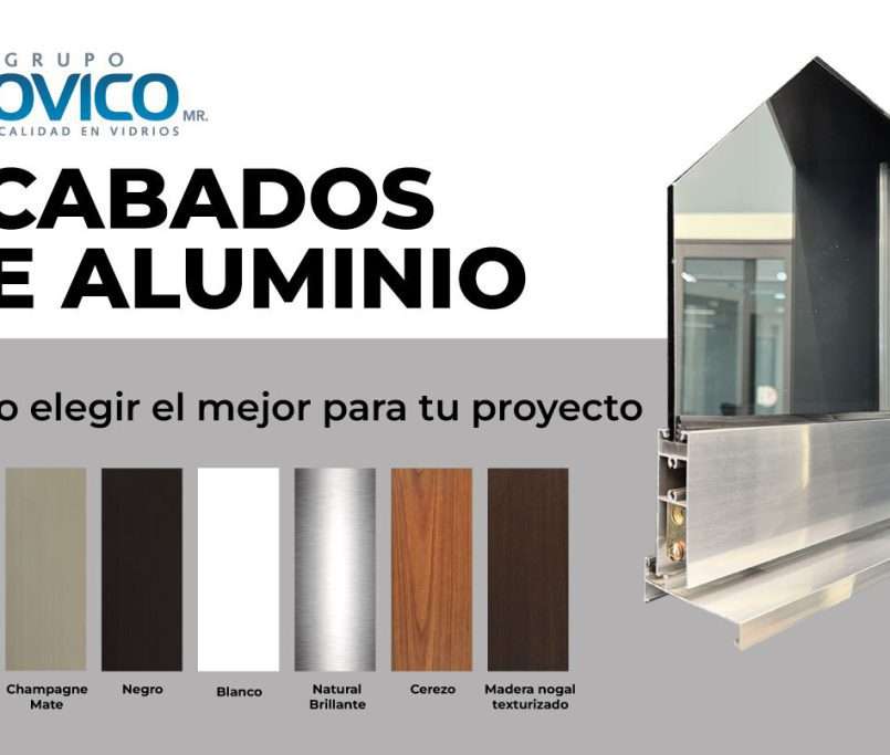 Acabado de aluminio para proyectos arquitectónicos modernos