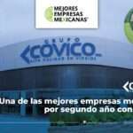 Fachada de Grupo COVICO reconocida como una de las mejores empresas mexicanas por segundo año consecutivo.